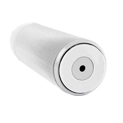 Bluetooth колонка TURBO TUBE с зарядным устройством (2000mAh) и моноподом, белый, серый-8