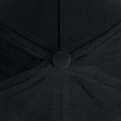 Бейсболка OPTIMA S, 5 клиньев, металлическая застежка, черный-5