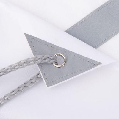 Рюкзак мешок RAY со светоотражающей полосой, белый-4