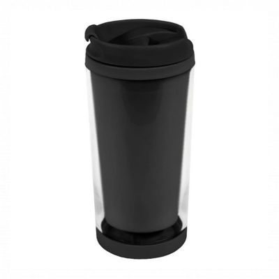 Термокружка IMPULSE под полиграфическую вставку, 220мл, прозрачный-1