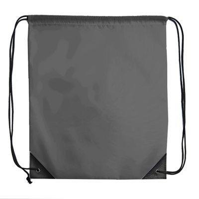 Рюкзак мешок с укреплёнными уголками BY DAY, серый, 35*41 см, полиэстер 210D-1