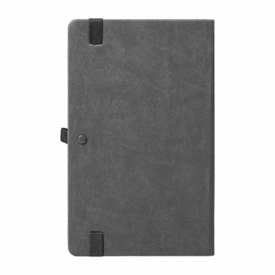 Ежедневник недатированный HAMILTON, A5, темно-серый, кремовый блок-4