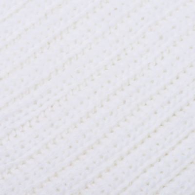 Шарф вязаный НАСВЯЗИ© шерсть/акрил, белый-2