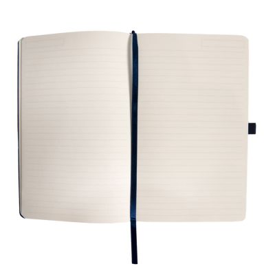 Бизнес-блокнот OXI, A5, серый, твердая обложка, RPET, в линейку-3