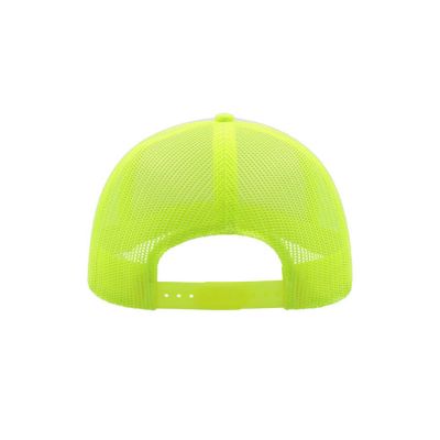 Бейсболка RAPPER, 5 клиньев, пластиковая застежка, неоновый желтый-5