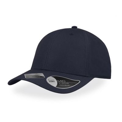 Бейсболка RECY FEEL, переработанный полиэстер, 6 клиньев, пластиковая застежка, темно-синий-0