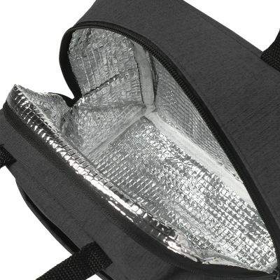 Термосумка 'EAT', чёрный, 24 x 21 x 12 см, полиэстер 300D, черный-2