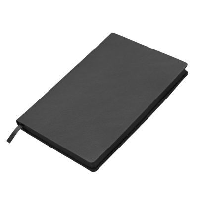 Бизнес-блокнот LADY, формат А5, черный, блок в клетку-3