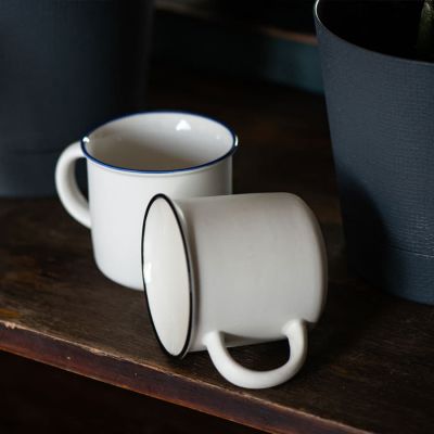 Кружка MATTI, белый, синий-7