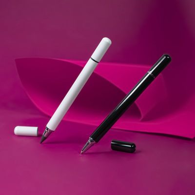 Ручка шариковая + карандаш вечный 2 в 1, черный-11