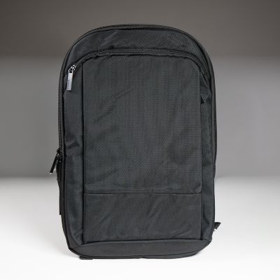 Расширяющийся  водостойкий рюкзак'Slim', чёрный, 45х30х6 см, ткань верха: 100% полиэстер 1680 D, черный-2