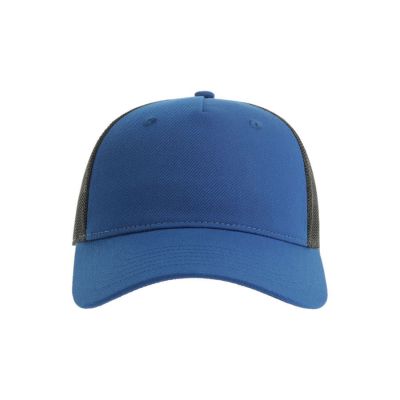 Бейсболка ZION, 5 клиньев, пластиковая застежка, синий-3