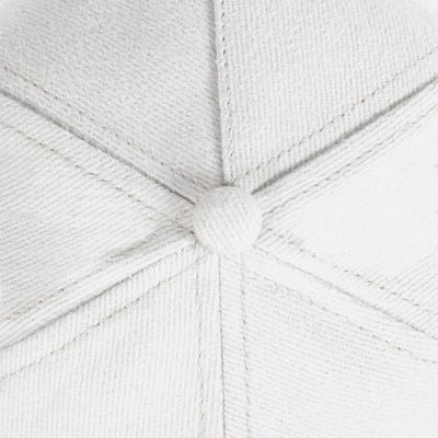 Бейсболка OPTIMA S, 5 клиньев, металлическая застежка, белый-5