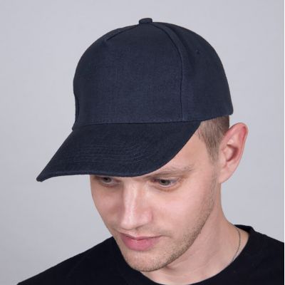 Бейсболка PREMIUM S, 5 клиньев, металлическая застежка, красный-2