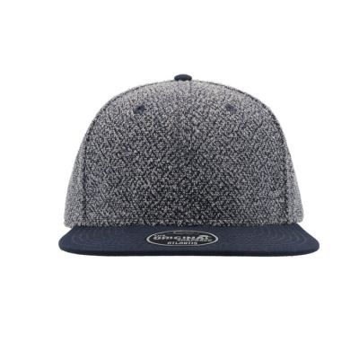 Бейсболка KIK, 6 клиньев, пластиковая застежка, темно-синий-3