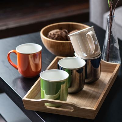 Кружка PERLA, черный, белый-8