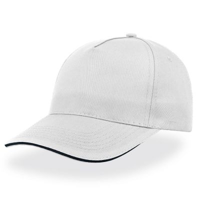 Бейсболка START FIVE SANDWICH, 5 клиньев, застежка на липучке, белый, синий-0