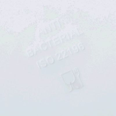 Ланч-бокс FANDEX, ложка, вилка нож в комплекте, антибактериальный пластик, белый-4