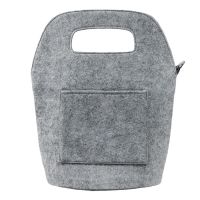 Термосумка 'FELT', 34 x 22 x 15 см, войлок 100% polyester, PEVA,, серый меланж