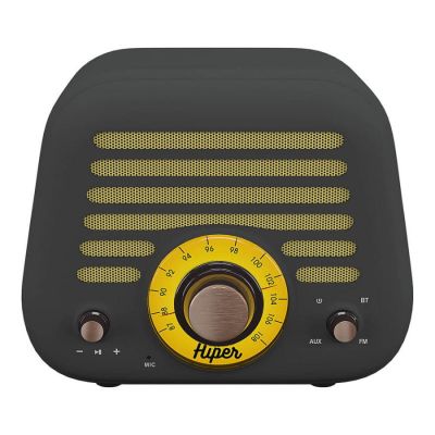 Колонка беспроводная RETRO L, цвет серый-1