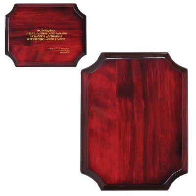 Плакетка 'Award', коричневый-0