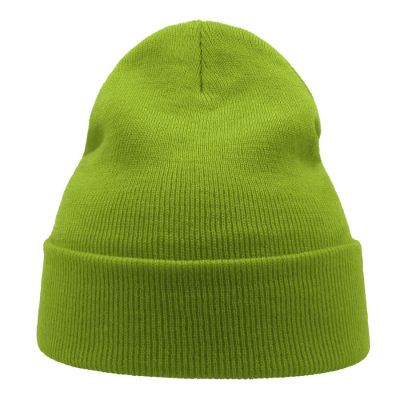 Шапка вязаная  двойная Wind-S, зеленое яблоко-6