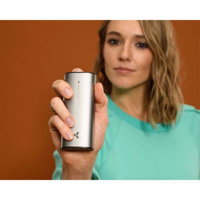 Беспроводные наушники с пауэрбанком 5000 мАч ACCESSTYLE TANGERINE TWS, серебристый-9