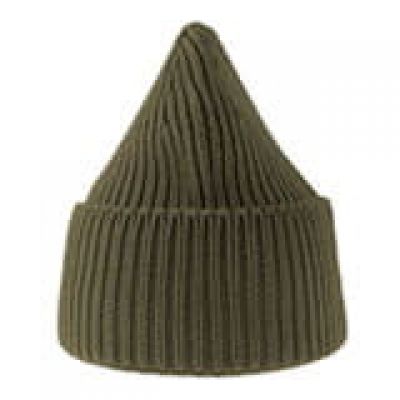 Шапка OAK рельефная из пряжи Polylana®, оливковый-2