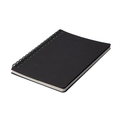 Блокнот на двойной пружине HELIX MINI, 105 х 150  мм, черный, блок в клетку-3