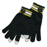Образец вязанные перчатки с сенсорными пальцами CUSTOM MERCH, 100% аркил, черный, желтый