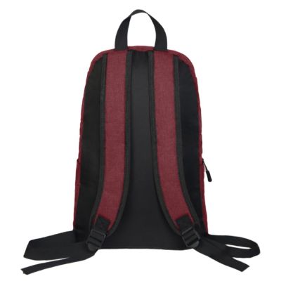 Лёгкий меланжевый рюкзак BASIC, красный-4