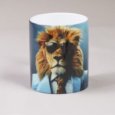 Кружка для сублимации, 330 мл, d=82 мм, стандарт А, белая, белый-2