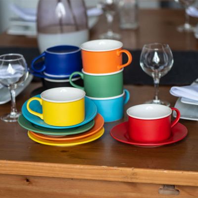 Чайная пара ICE CREAM, красный, белый-3