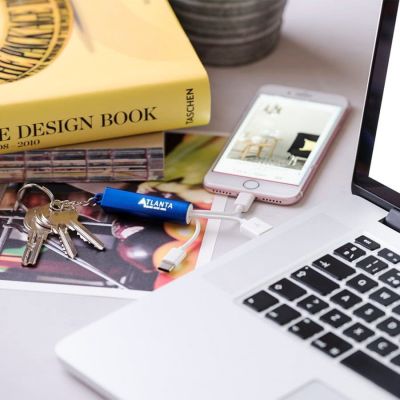 Кабель для зарядки с подсветкой ZAREF, синий-2