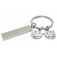 Брелок 'Мальчик и девочка', серебристый