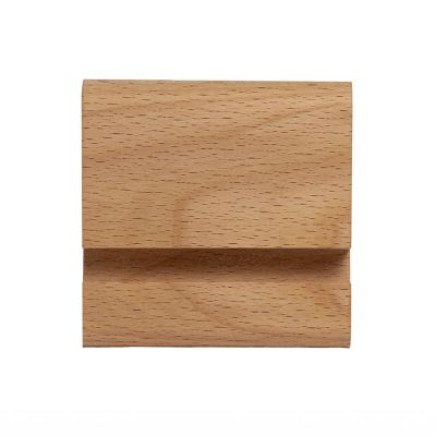 Подставка под телефон «Мини» 8 x 8 x 2 см, пазы 1 см. и 1,4 см, бук, светло-коричневый-2
