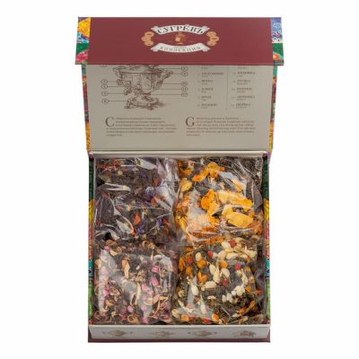 Подарочный чайный набор «Цветущий сад», голубой-1