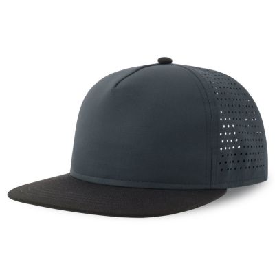 Бейсболка BANK FIVE-S, 5 клиньев, пластиковая застёжка, темно-синий, черный-0