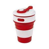 Стакан складной DISK, красный