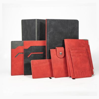 Чехол для карт/картхолдер Luma с 5 отделениями, красный-4