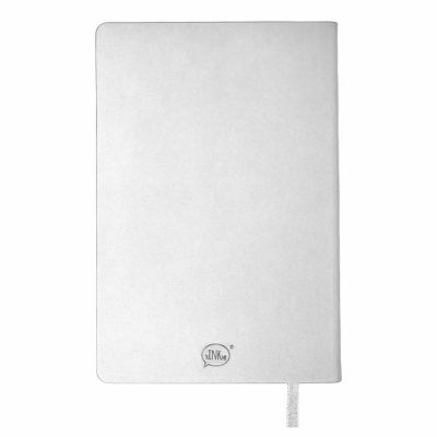 Бизнес-блокнот SMARTI, A5, белый, мягкая обложка, в клетку-2