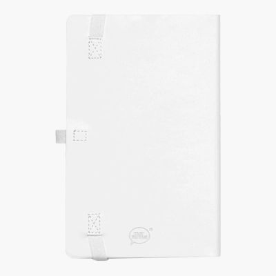 Бизнес-блокнот GRACY на резинке, формат А5, в линейку, белый-2