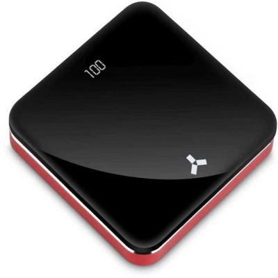 Внешний аккумулятор Accesstyle Carmine 8MP 8000 мАч, черный/красный, красный, черный-1
