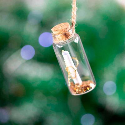 Бутылочка для пожеланий SHOILEN, прозрачный-4