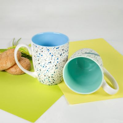 Кружка TERRAZZO, белый, розовый-6