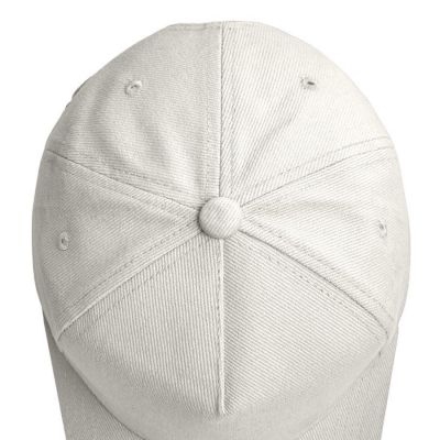 Бейсболка BOSTON, 5 клиньев, металлическая застежка, белый-6