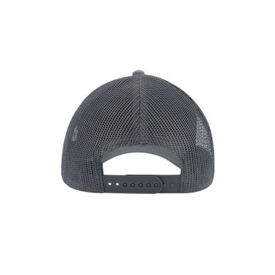 Бейсболка RAPPER JERSEY, 5 клиньев, пластиковая застежка, темно-серый-3