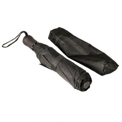 Зонт складной 'Hebol', полуавтомат, черный-2