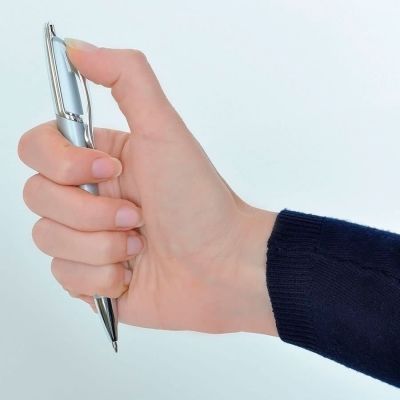 Ручка шариковая FORCE, серебристый-2