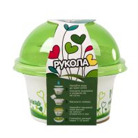 Набор для выращивания. 'Моя микрозелень': РУКОЛА, зеленый, белый